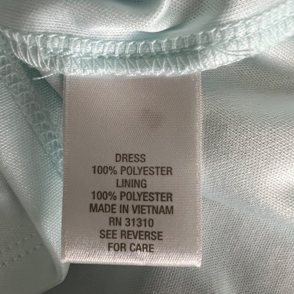 Dress Barn Drape Sleeve Print Dress Size 4 - Picture 6 of 7